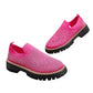 👟✨ Damen Loafer 2026 – Plateau-Sohle, Mit Strasssteinen, Modern & Bequem für den Frühling