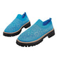 👟✨ Damen Loafer 2026 – Plateau-Sohle, Mit Strasssteinen, Modern & Bequem für den Frühling