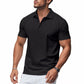 Herren schnell trocknendes Kurzarm-Hemdchen-Shirt mit Reverskragen