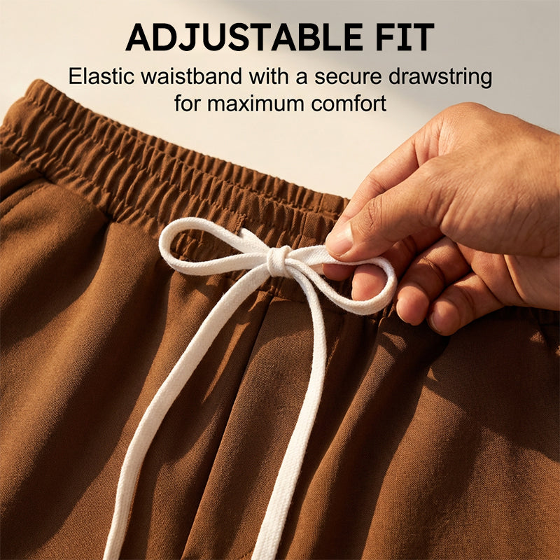 2-teiliges Set aus Hemd und Hose für Herren in Colour-Blocking-Optik