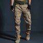 👖🔥 Herren Cargohose im Camouflage-Design – Slim Fit Jogger mit Bündchen, Mehrere Taschen