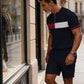 👕🩳 Herren 2-teiliges Set – Hemd & Shorts mit Viertelreißverschluss, Locker & Bequem📦Kostenloser Versand🔥