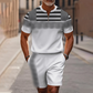 👕🩳 Herren 2-teiliges Set – Hemd & Shorts mit Viertelreißverschluss, Locker & Bequem📦Kostenloser Versand🔥