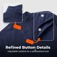 Lässiges Henley-T-Shirt für Herren📦Kostenloser Versand🔥