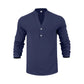 Lässiges Henley-T-Shirt für Herren📦Kostenloser Versand🔥