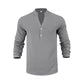 Lässiges Henley-T-Shirt für Herren📦Kostenloser Versand🔥