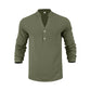 Lässiges Henley-T-Shirt für Herren📦Kostenloser Versand🔥