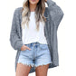 Frauen V-Ausschnitt Strickjacke – Schlichte, lockere Passform, Perfekt für den Frühling🌸🧶