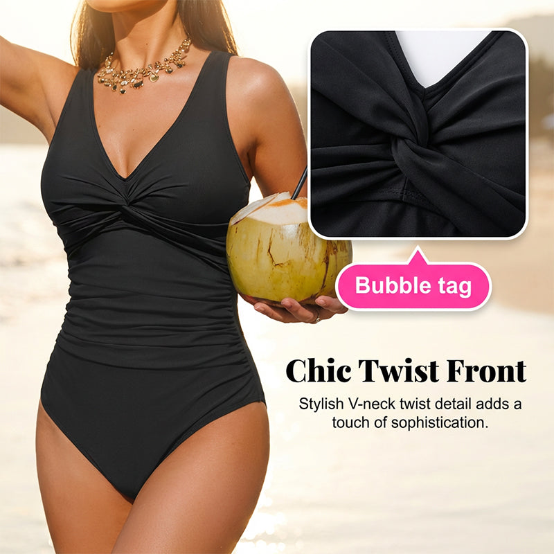 ✨ Einteiliger Badeanzug für Damen mit figurformendem Effekt 🩱