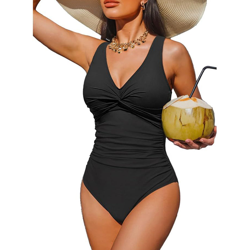✨ Einteiliger Badeanzug für Damen mit figurformendem Effekt 🩱