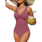 ✨ Einteiliger Badeanzug für Damen mit figurformendem Effekt 🩱