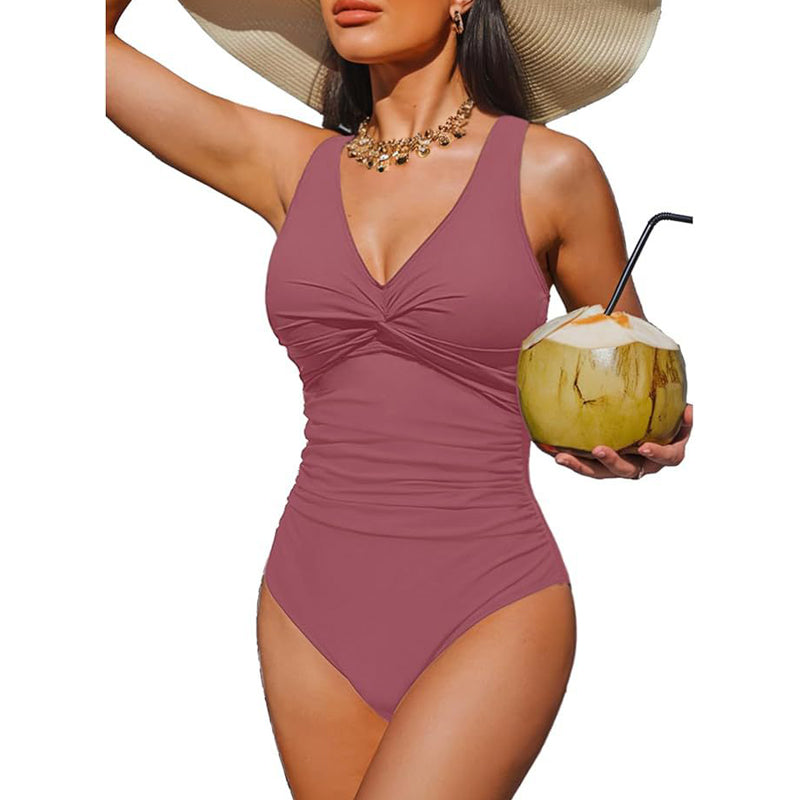 ✨ Einteiliger Badeanzug für Damen mit figurformendem Effekt 🩱