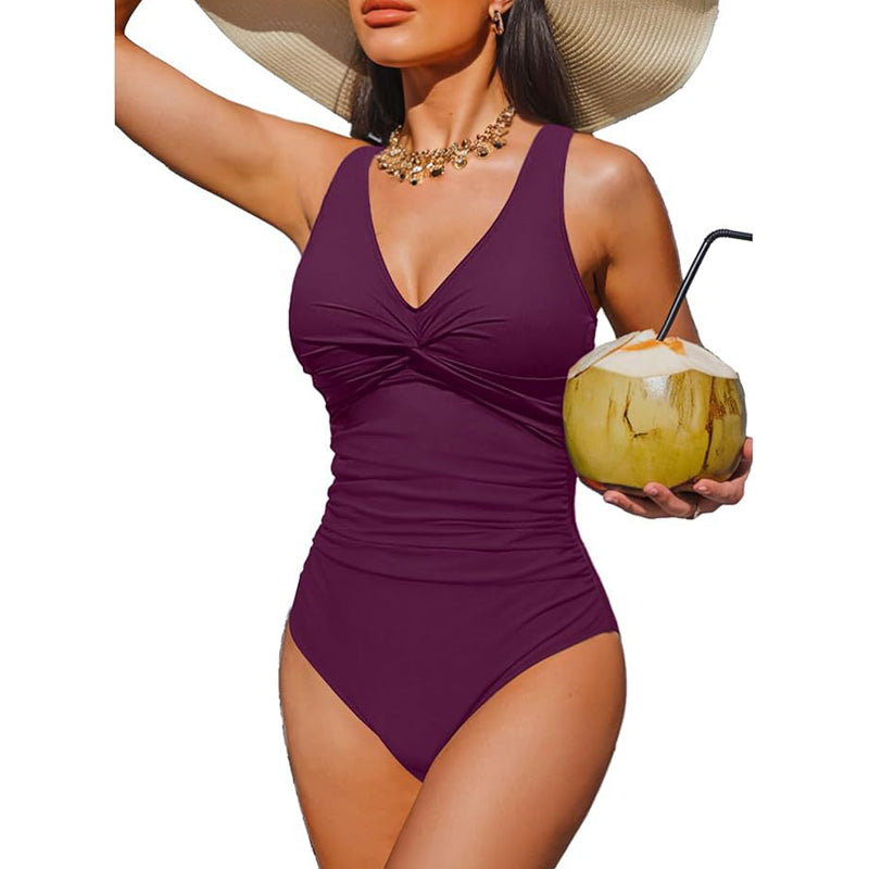 ✨ Einteiliger Badeanzug für Damen mit figurformendem Effekt 🩱