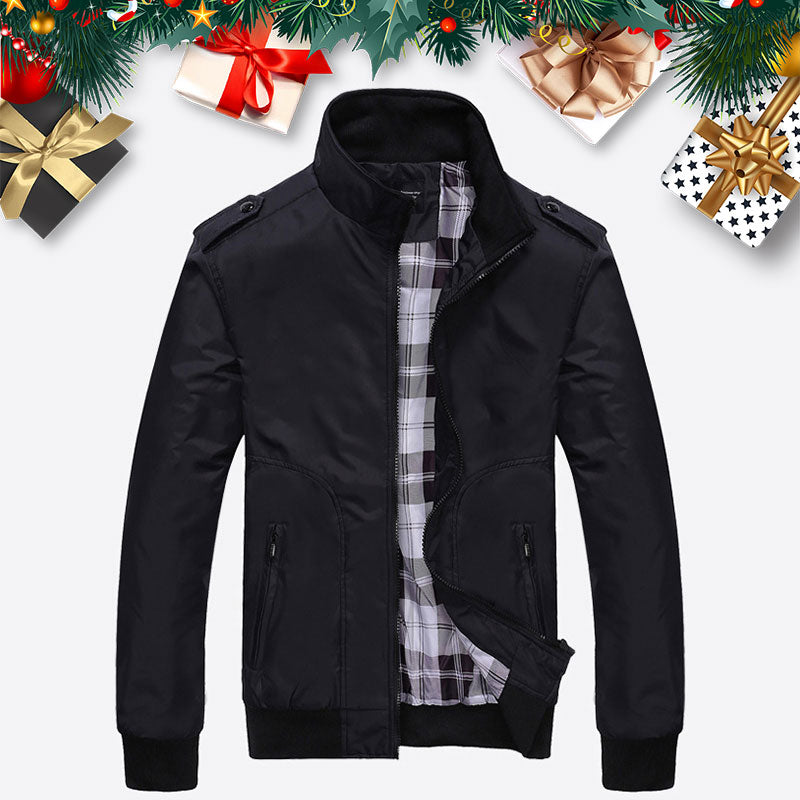 🧥 50% RABATT ! Elegante Windjacke für Herren – Lässiger Business-Style mit Stehkragen & Mehreren Taschen 💼