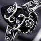 🌸✨ Damen Ring – Boho-Style, Blumenmotiv mit Schmuckstein, Minimalistisch & Vintage📦Kostenloser Versand🔥