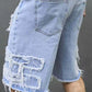 Herren-Ripped-Denim-Shorts mit Fransen-Details📦Kostenloser Versand🔥