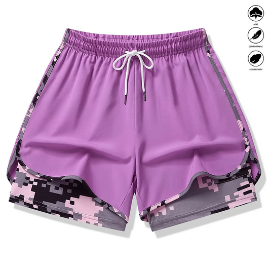 ⌛ Nur noch 3 Tage – 50 % auf alles! ⏰Lässige Sportshorts für Damen mit integriertem Innenfutter