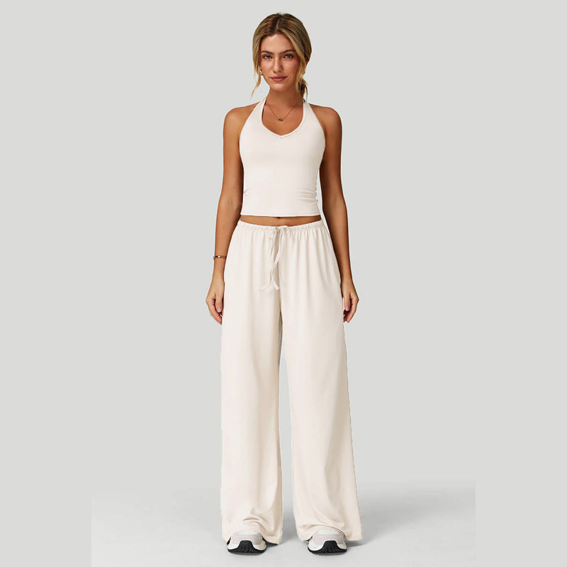 🧘‍♀️✨ Damen 2-teiliger Freizeitanzug – Locker, Palazzo-Hose & Komfortables Top, Sportlich & Bequem📦Kostenloser Versand🔥