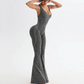 🧘‍♀️ Damen Jumpsuit – Leopard Print, Cross-Back, Ärmellos, Fitness & Yoga📦Kostenloser Versand🔥