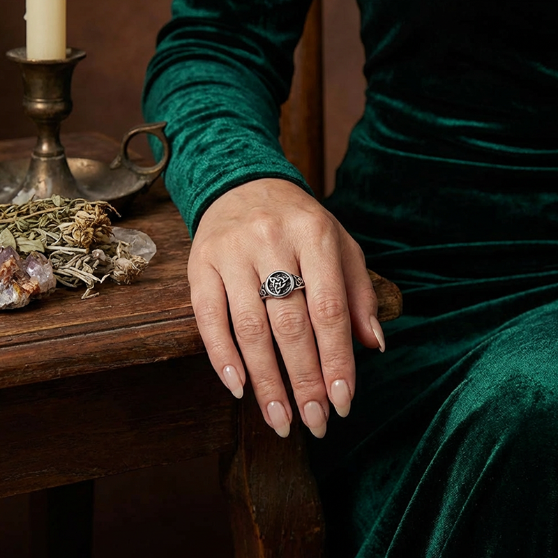 🔥Limitiertes Angebot: 💍Keltischer Liebesknoten Ring – Trinity Design – Vintage Silber