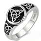 🔥Limitiertes Angebot: 💍Keltischer Liebesknoten Ring – Trinity Design – Vintage Silber