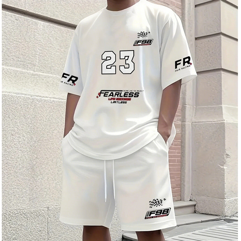 🕶️👕 Herren Freizeit-Set – Digitalprint, Kurzarm, Modern & Stylisch📦Kostenloser Versand🔥