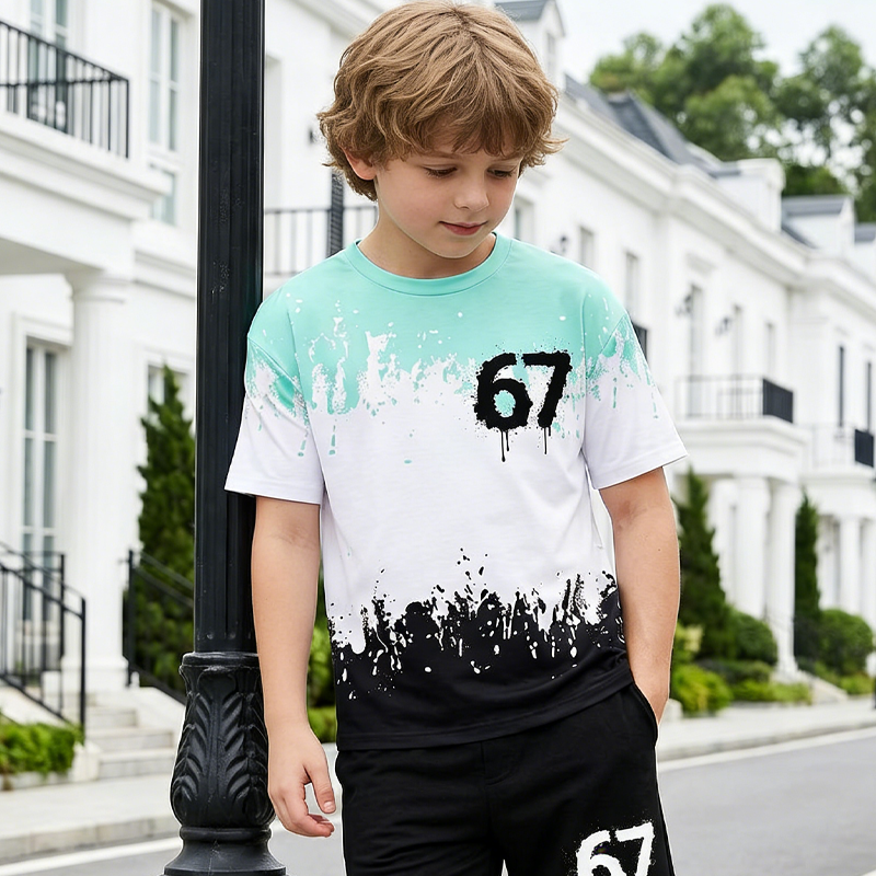 Jungen-3D-Print-T-Shirt- & Shorts-Set📦Kostenloser Versand🔥
