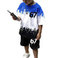 Jungen-3D-Print-T-Shirt- & Shorts-Set📦Kostenloser Versand🔥