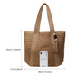 👜🌴 Damen Strohtasche – Groß, Geflochten, Schulter- & Tote Bag, Ideal für Strand & Alltag📦Kostenloser Versand🔥