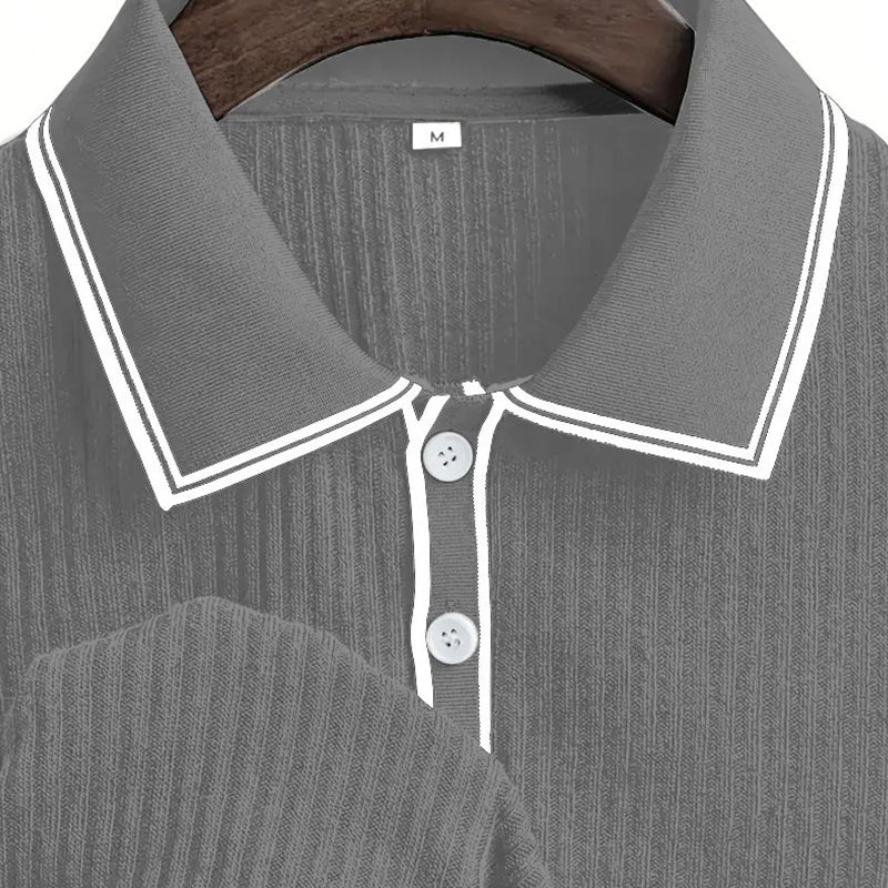 Summer Casual Short Sleeve Polo Shirt