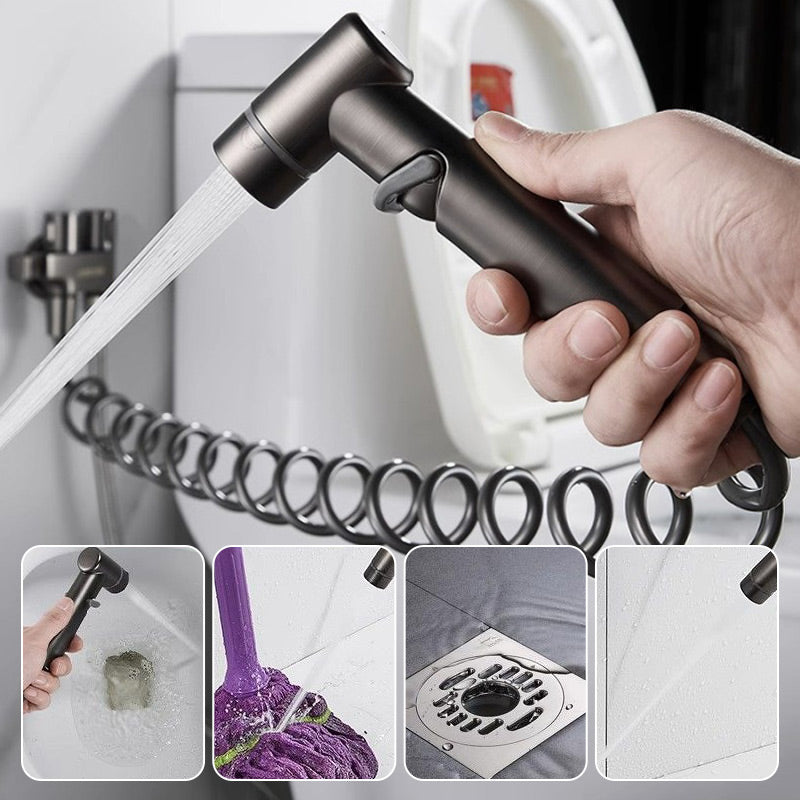 🚽 50 % Rabatt! WC Bidet Dusche Set mit Doppelventil – Hygienische Handbrause für Toilette & Badezimmer