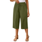 Caprihose für Damen mit Kordelzug und lässigem Schnitt
