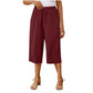 Caprihose für Damen mit Kordelzug und lässigem Schnitt
