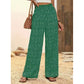⏳ Zeitlich begrenzt 50% Rabatt ⏰ Damen-Hose mit gerafftem Hohem Bund und Weitem Bein 👖