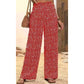 ⏳ Zeitlich begrenzt 50% Rabatt ⏰ Damen-Hose mit gerafftem Hohem Bund und Weitem Bein 👖