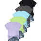 5er-Pack vielseitige unifarbene T-Shirts