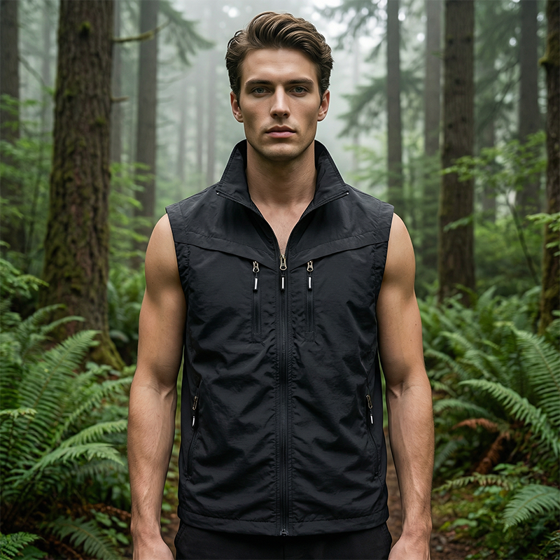 Herren Outdoor Mehrzweckweste mit mehreren Taschen