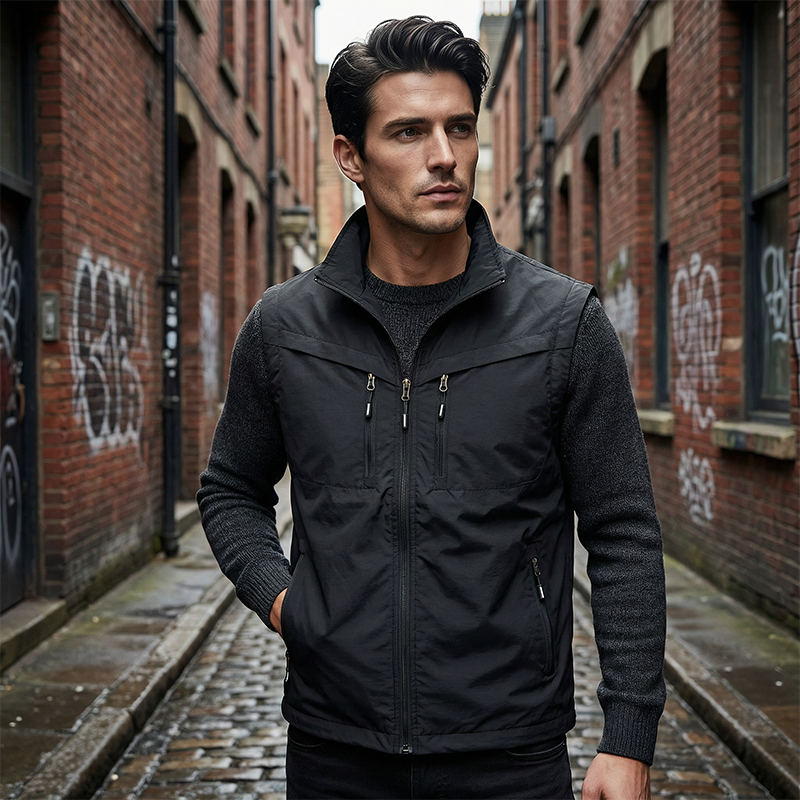 Herren Outdoor Mehrzweckweste mit mehreren Taschen
