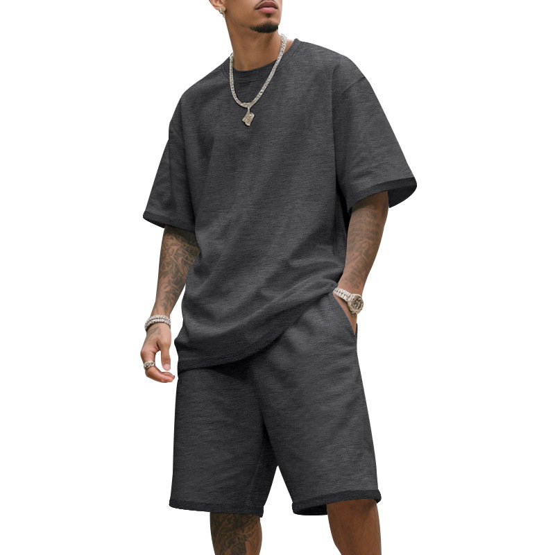 Herren Freizeit-Set – T-Shirt & Shorts – bequem & atmungsaktiv