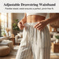 🌸 Bequeme Freizeithose im Lounge-Stil – gestreiftes Muster, elastischer Bund, perfekt für Zuhause, Strand oder Urlaub, kombinierbar mit vielen Oberteilen 👖