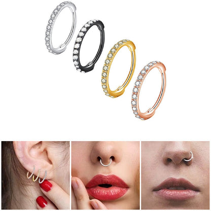 Diamant nese ring smykker