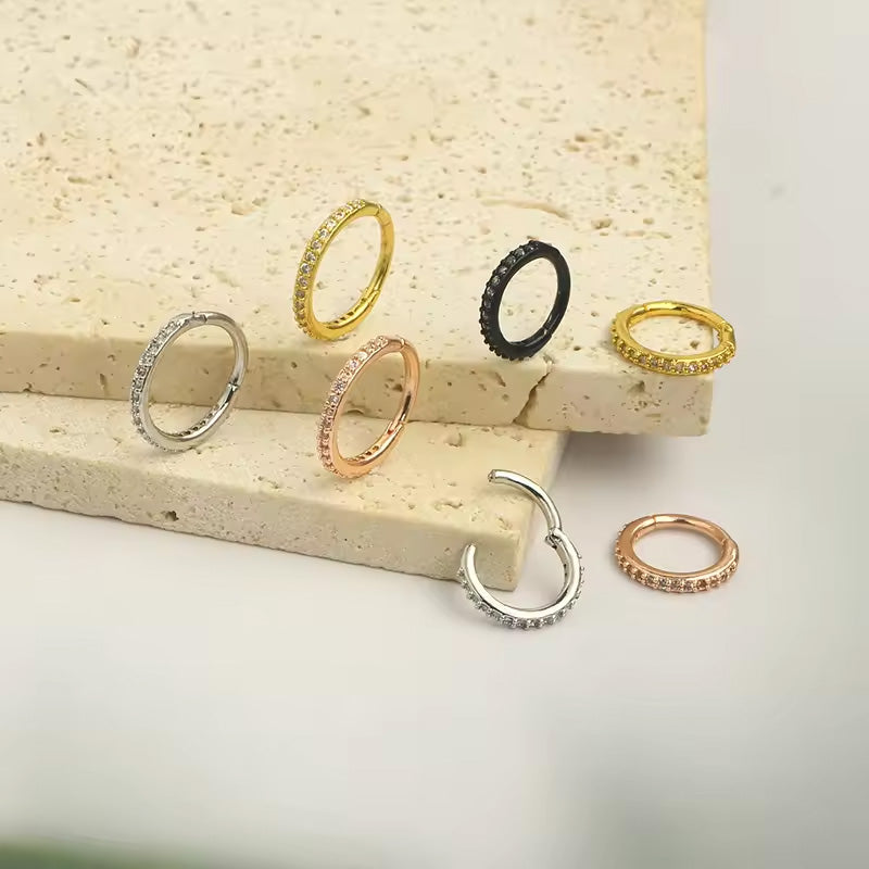 Diamant nese ring smykker
