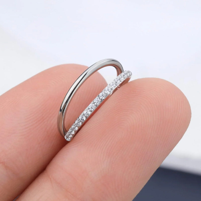 Diamant nese ring smykker