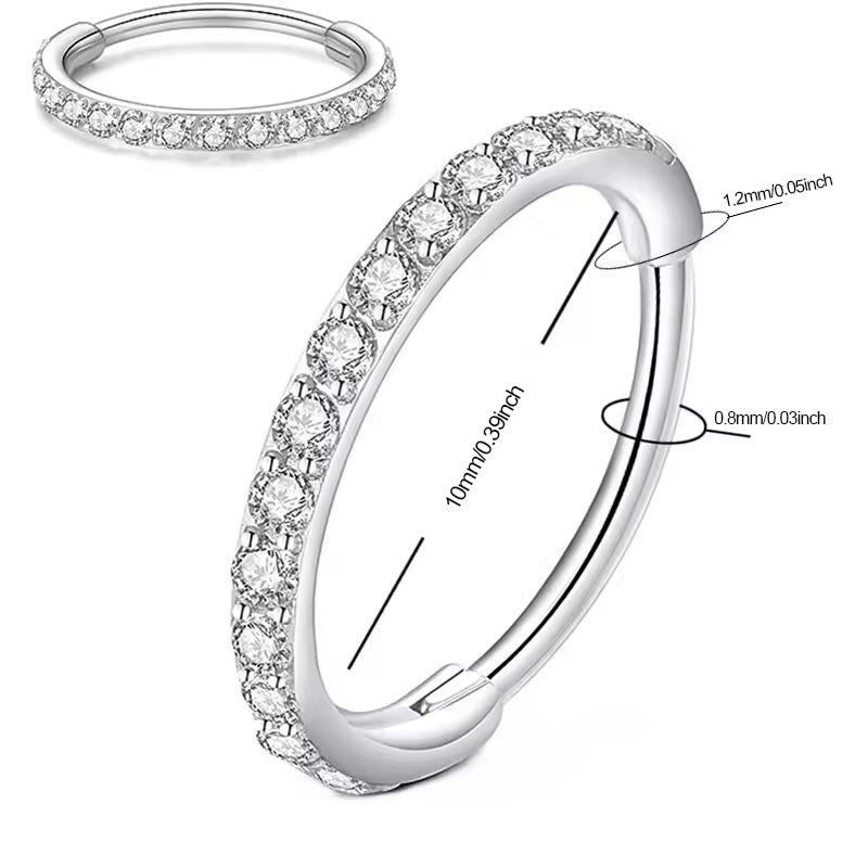 Diamant nese ring smykker