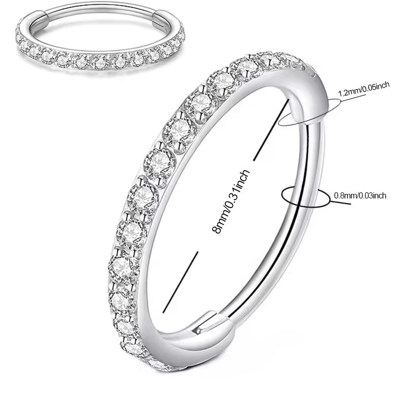 Diamant nese ring smykker