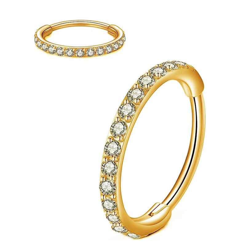 Diamant nese ring smykker