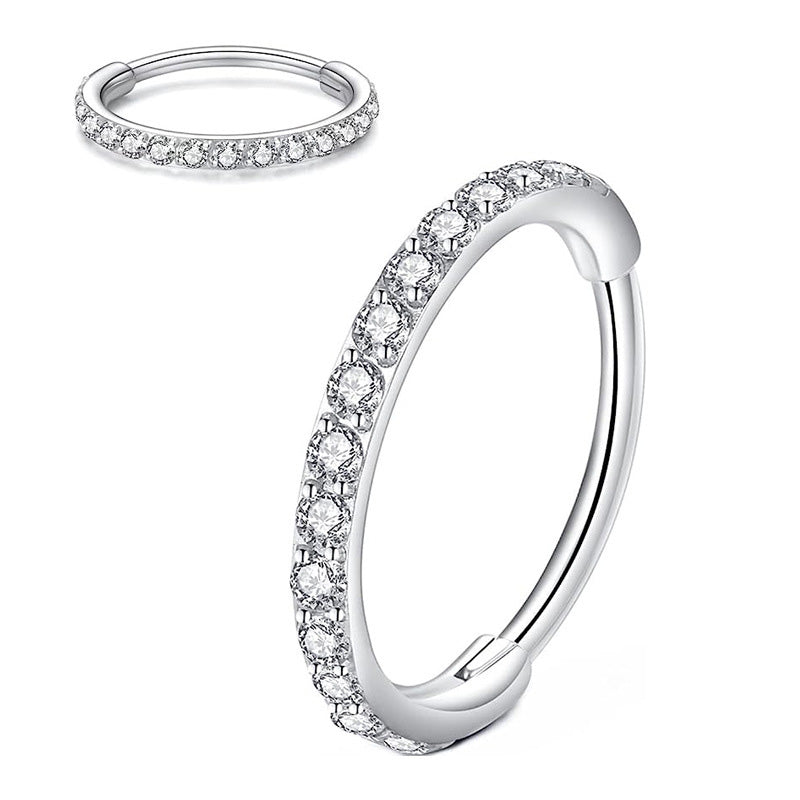 Diamant nese ring smykker