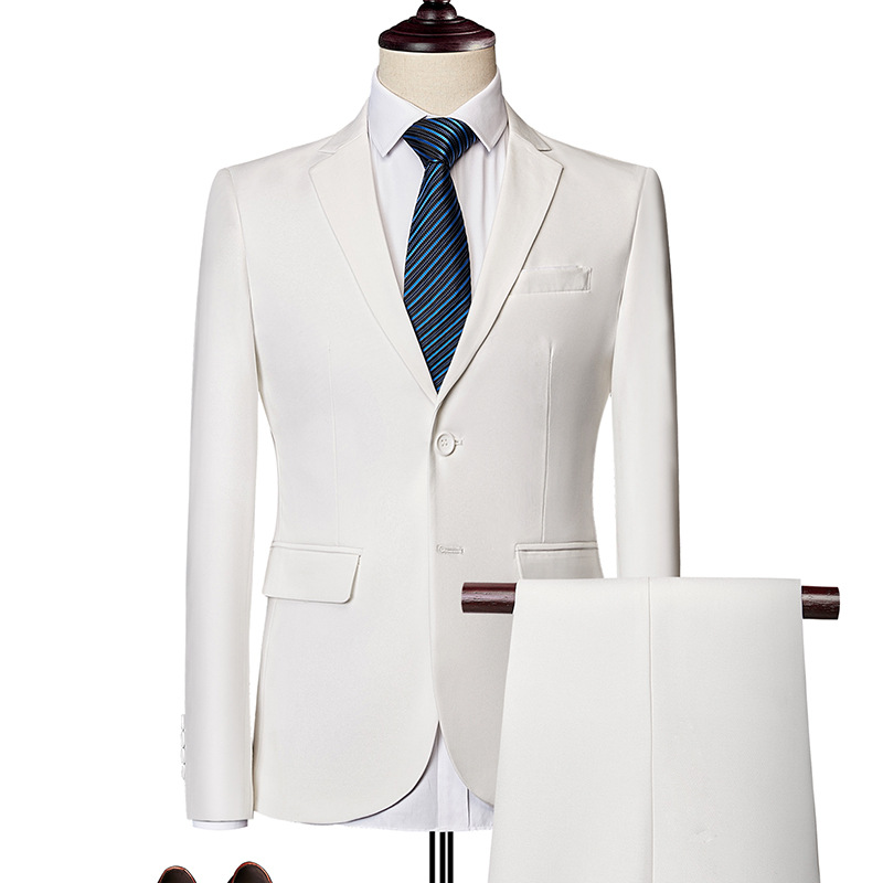 🔥-60% Aktion – Nur solange der Vorrat reicht⏳Zweiteiliges Business-Anzugset für Herren in Modern Fit