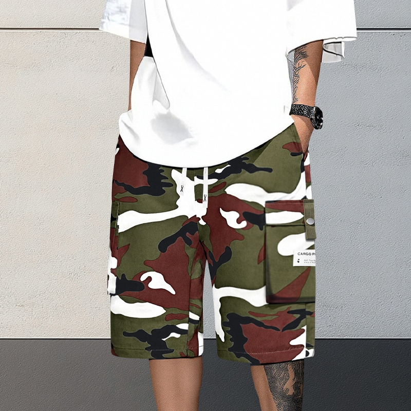 Camouflage-Cargo-Shorts für Herren – leicht, strapazierfähig & bequem