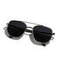🕶️ Polarisierte Damen-Sonnenbrille – quadratische Form mit Doppelsteg, retro & stilvoll, ideal für Autofahrer & den täglichen Sonnenschutz ☀️